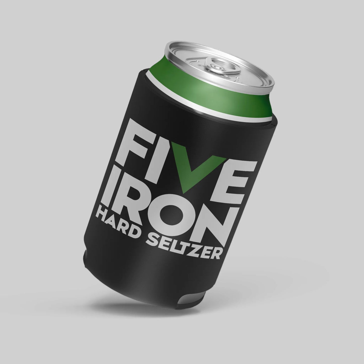 Five Iron Black Koozie
