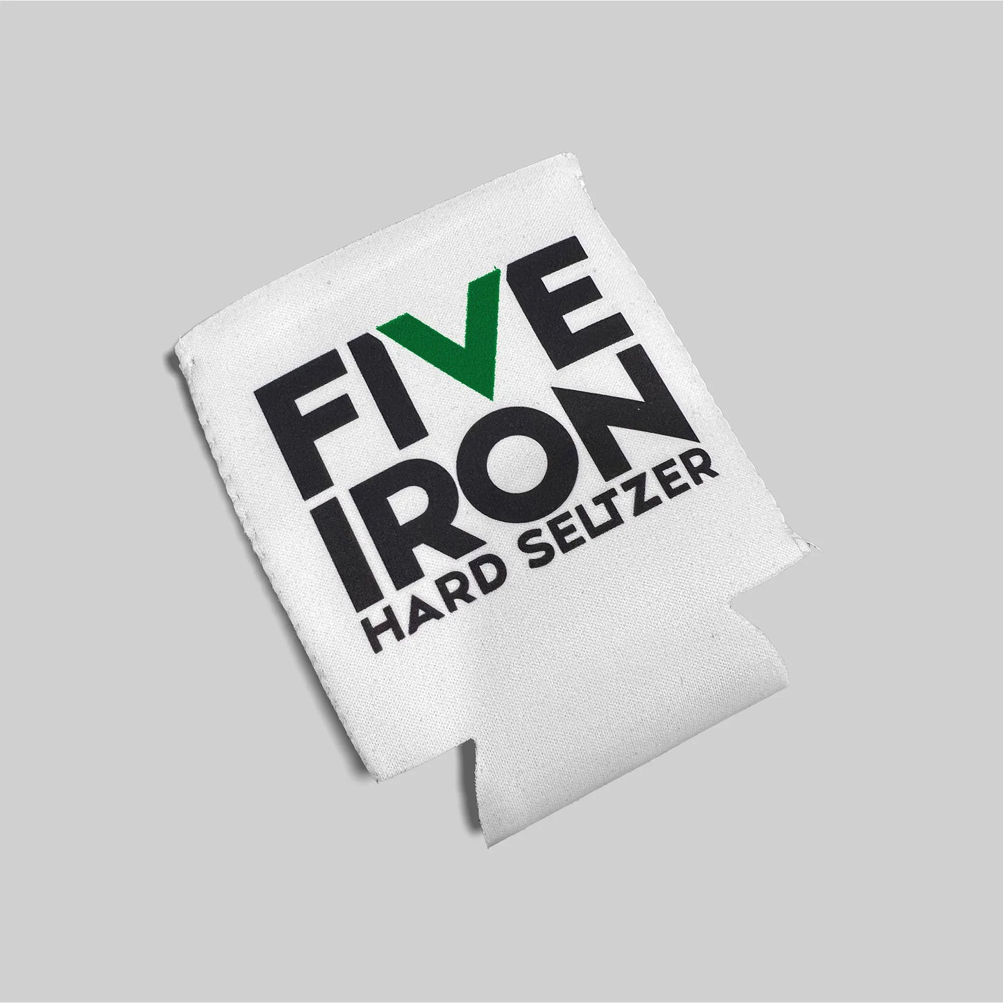 Five Iron White Koozie